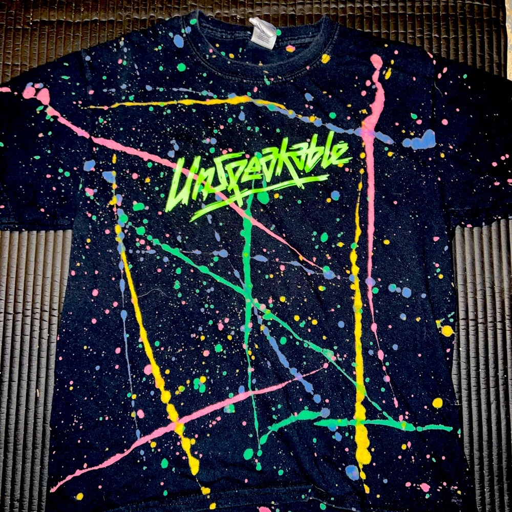 Unspeakable Gaming Paint Splatter t-shirt